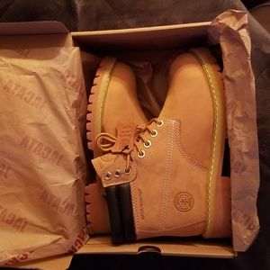 LEATHER BOOTS MEN'S SIZE 5/WOMEN'S 7